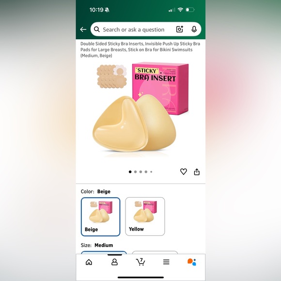 Sticky Bra Insert - Picture 4 of 4